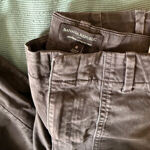 Banana Republic Women's Gray Straight Leg Pants